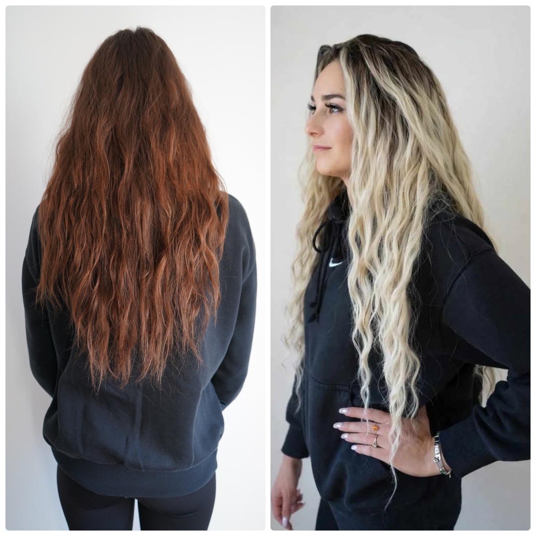 Kammitavad blondid lokipatsid Enne ja Pärast