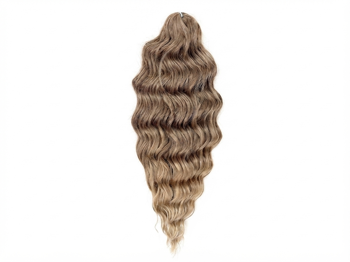 ANNA-T042 – Karamell ombre lokiline patsimaterjal 300 g